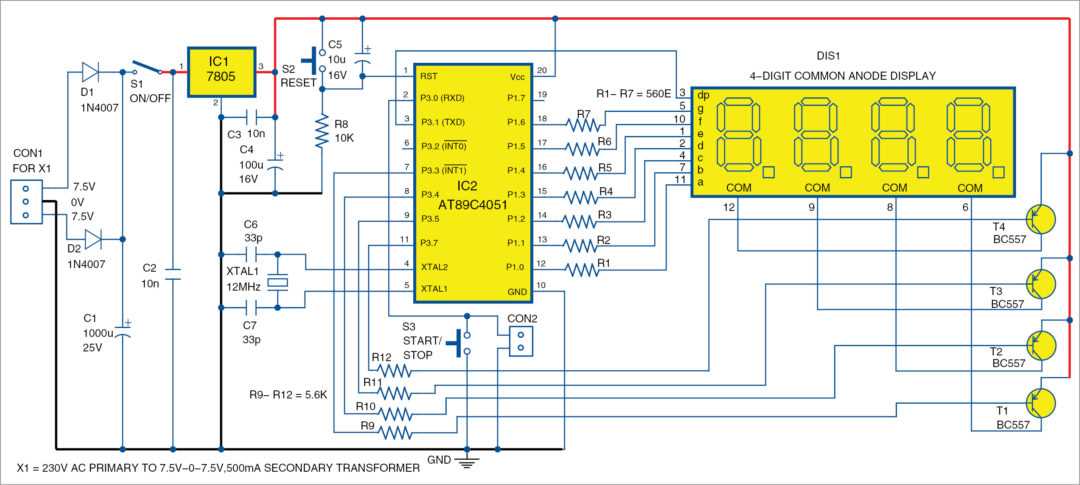 digital stopwatch schematic diagram digital stopwatch schematic diagram