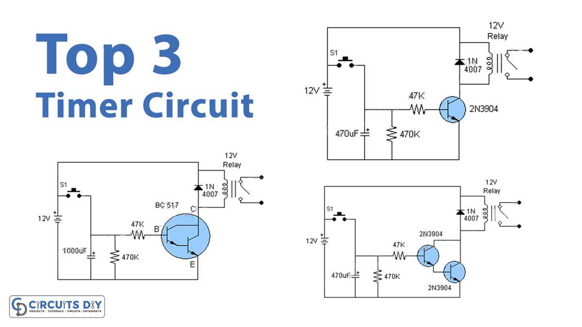 digital timer circuit diagram