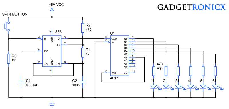 digital timer circuit diagram