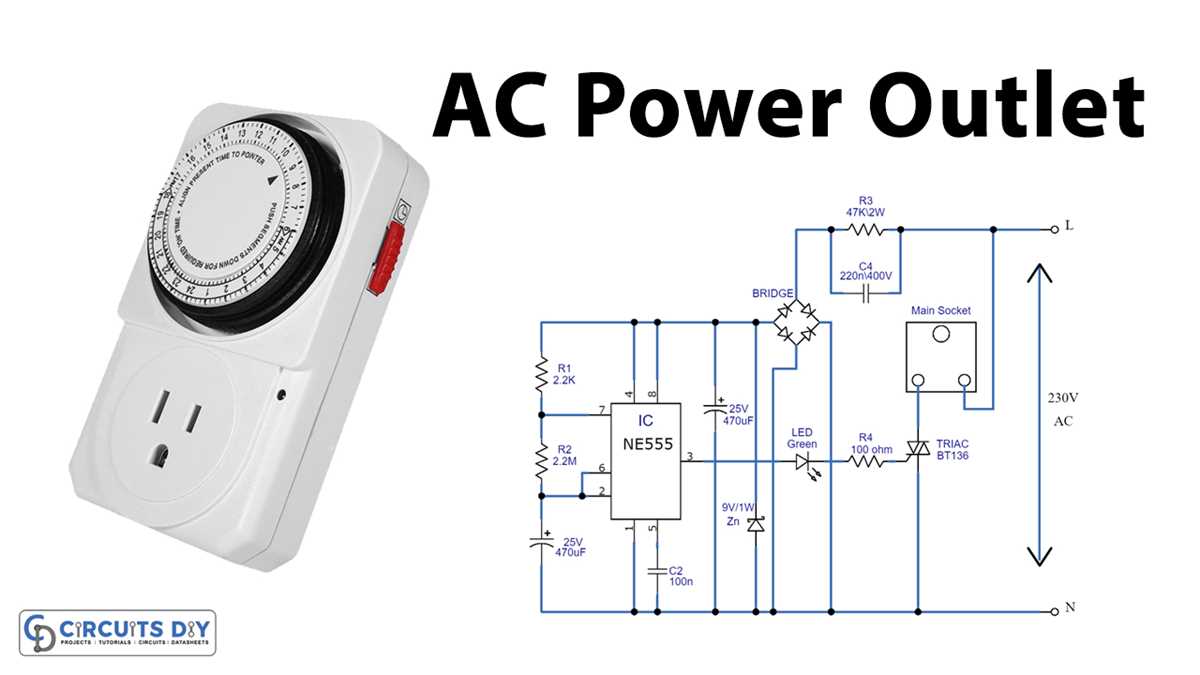digital timer circuit diagram