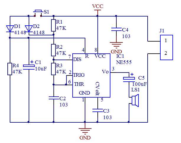 ding dong bell circuit diagram