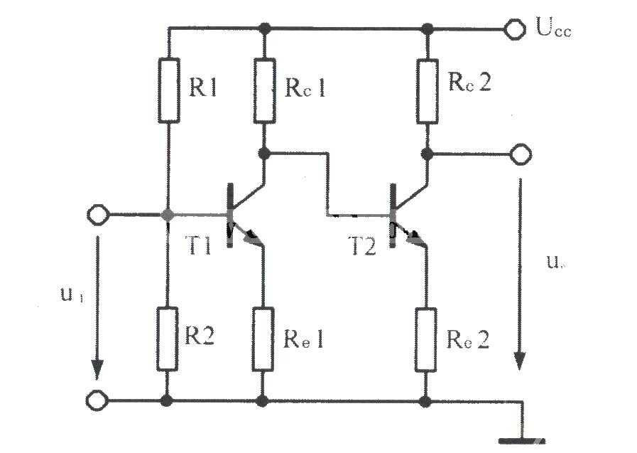 direct coupled amplifier circuit diagram