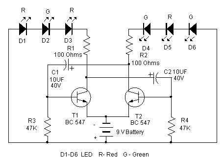 disco light circuit diagram