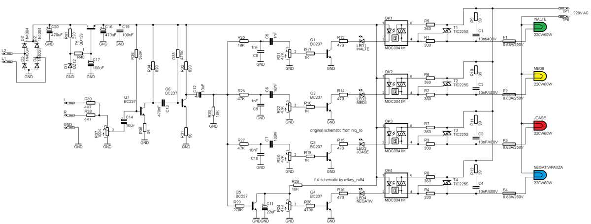 disco light circuit diagram