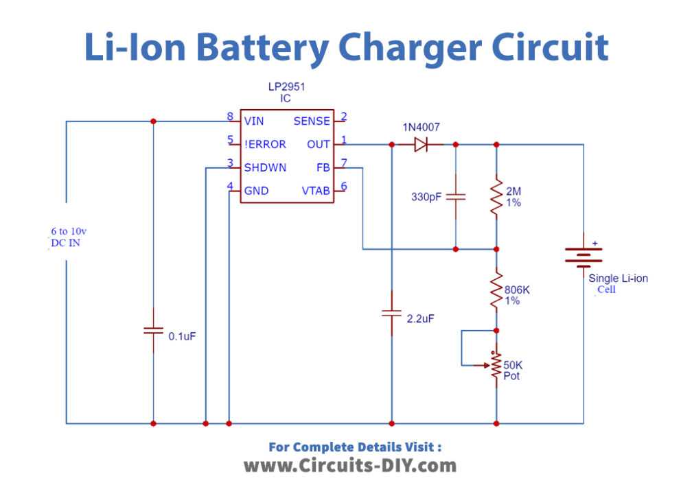 diy amazon lithium battery schematic diagram