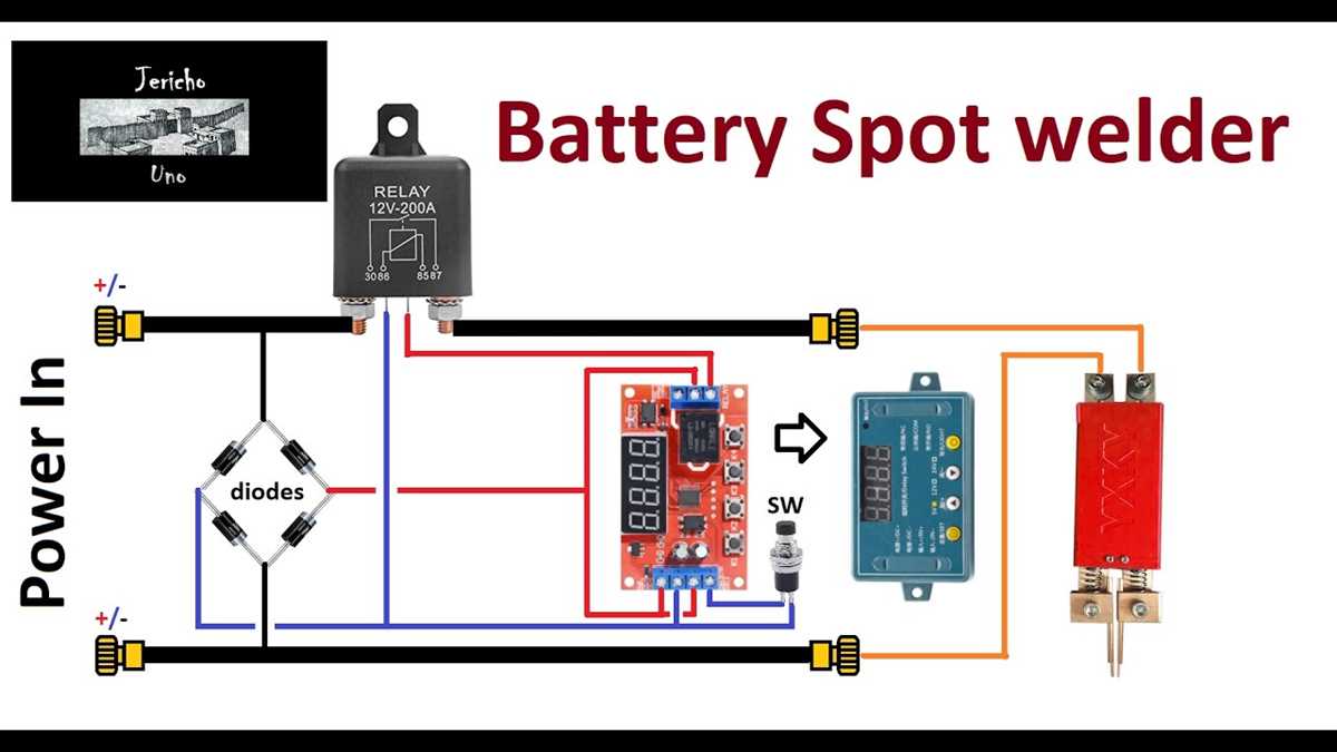 diy spot welder circuit diagram