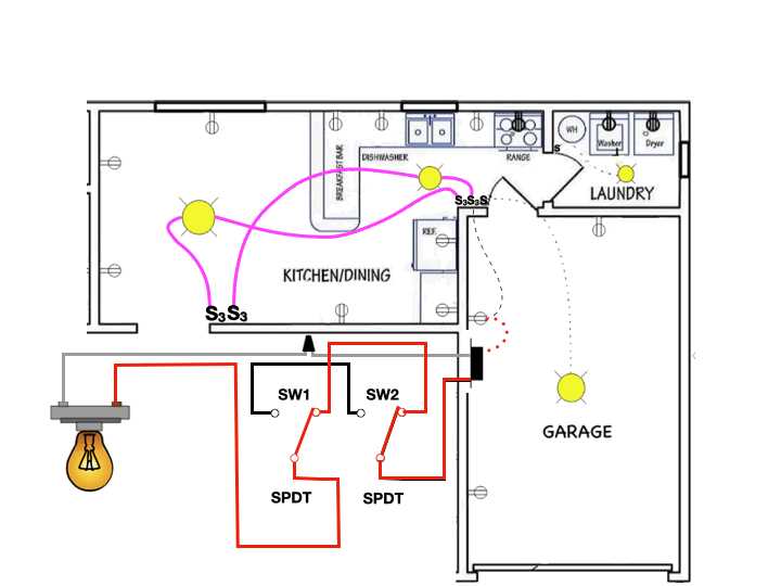 domestic wiring circuit diagram