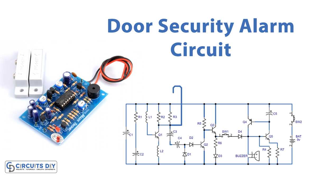 door security alarm circuit diagram