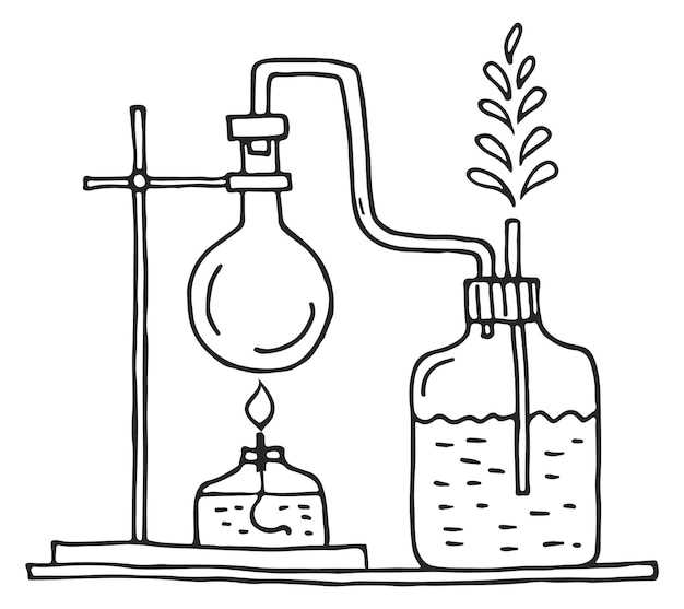 draw schematic diagram of organic chemistry experiments