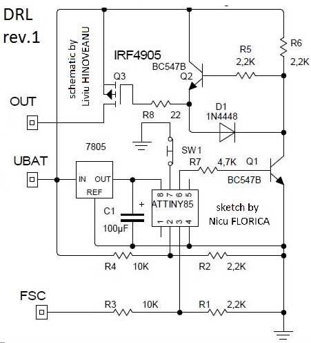 drl circuit diagram