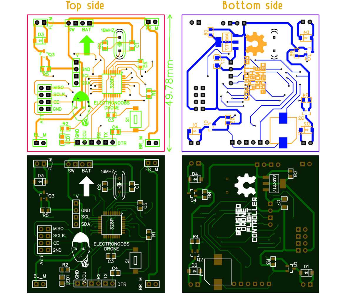 drone circuit board diagram drone circuit board diagram