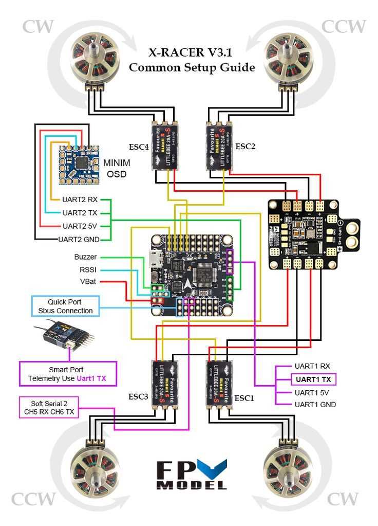 drone flight controller circuit diagram