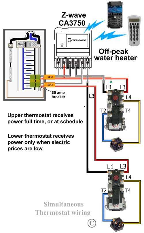 dual element water heater wiring diagram dual element water heater wiring diagram