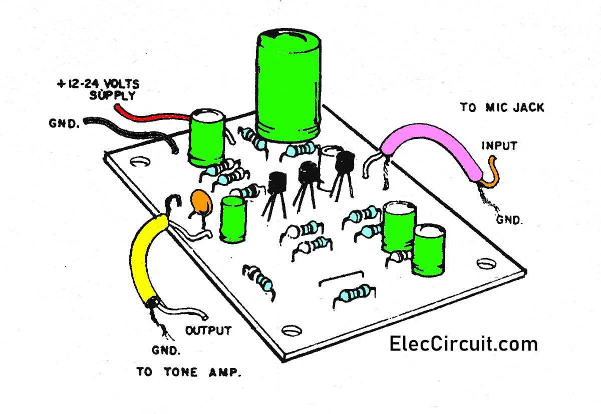 dynamic mic preamp circuit diagram dynamic mic preamp circuit diagram