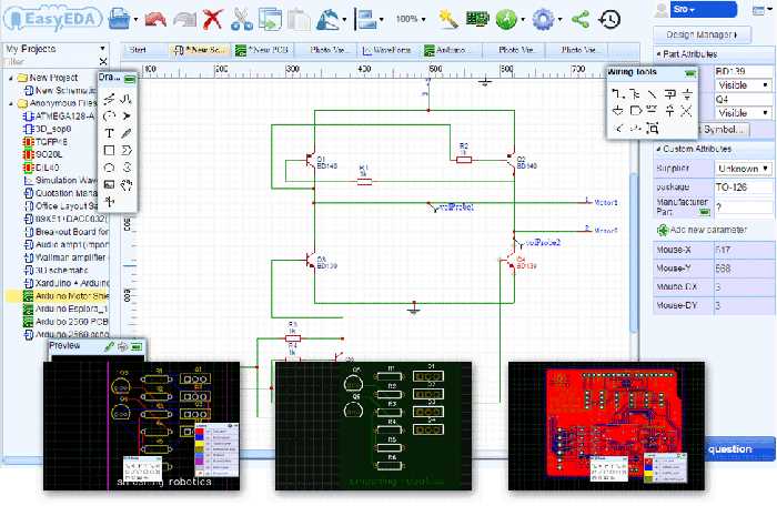easyeda schematic diagram