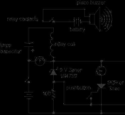 electric buzzer circuit diagram