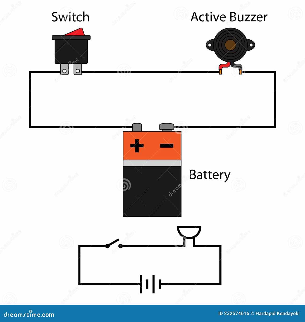 electric buzzer circuit diagram