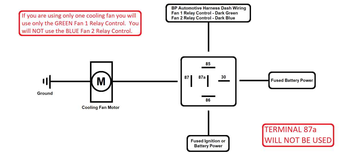 electric fan motor schematic diagram
