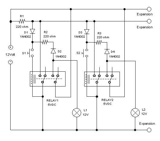 electric quiz board circuit diagram
