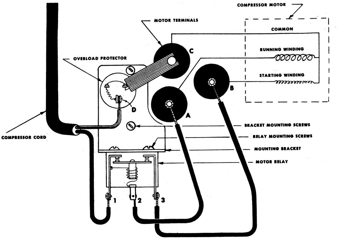 electrical circuit diagram of refrigerator