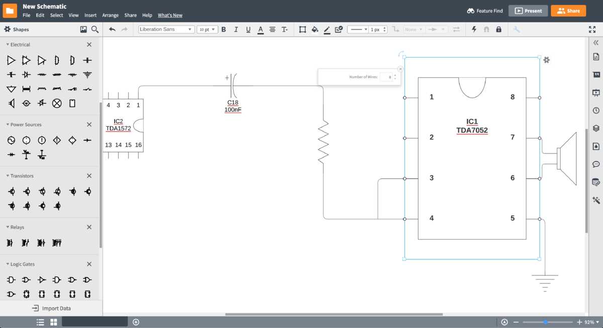electrical circuit diagram online