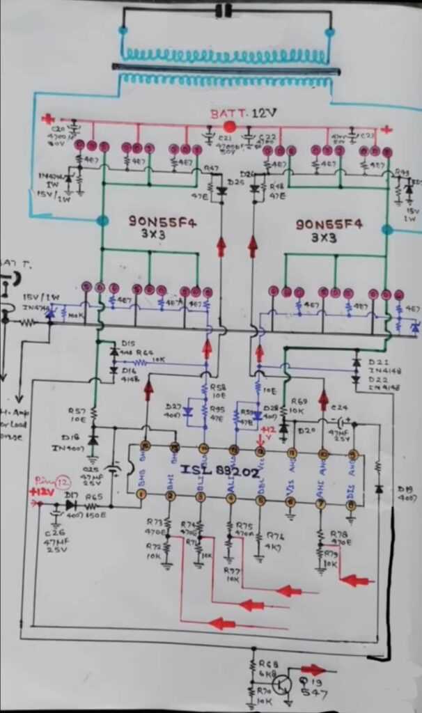 electrical inverter circuit diagram electrical inverter circuit diagram