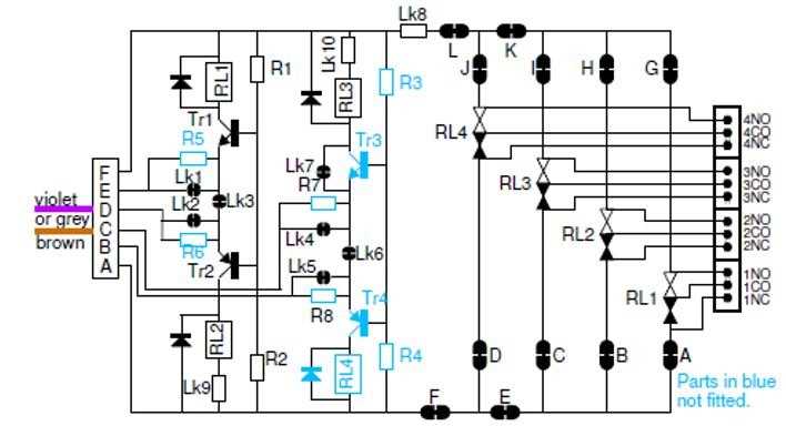 electronic horn circuit diagram