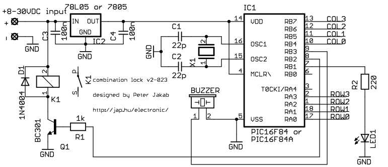 electronic number lock circuit diagram electronic number lock circuit diagram