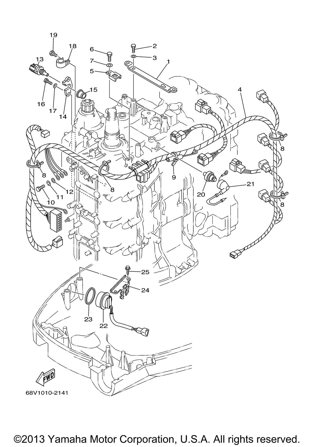 f115 water pump schematic diagram