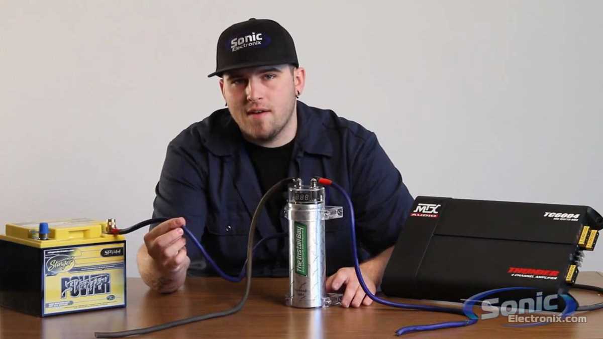 farad capacitor car audio capacitor wiring diagram
