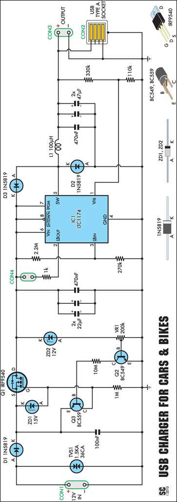 fast mobile charger circuit diagram