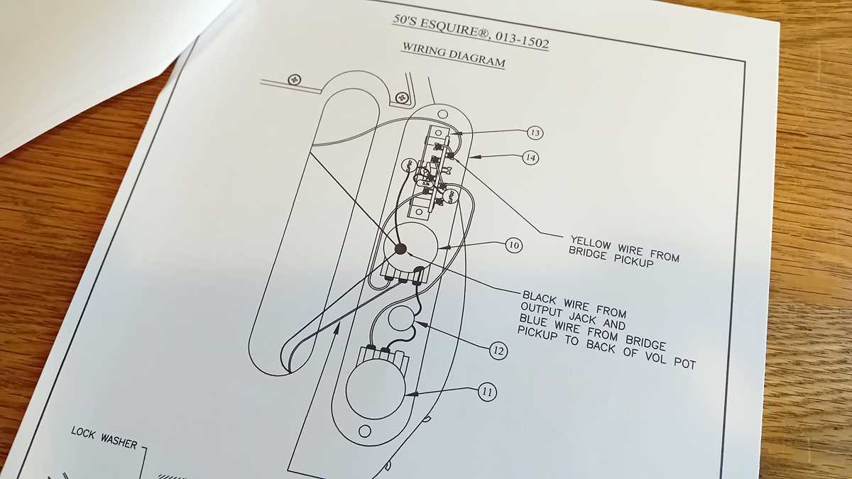 fender esquire wiring diagram