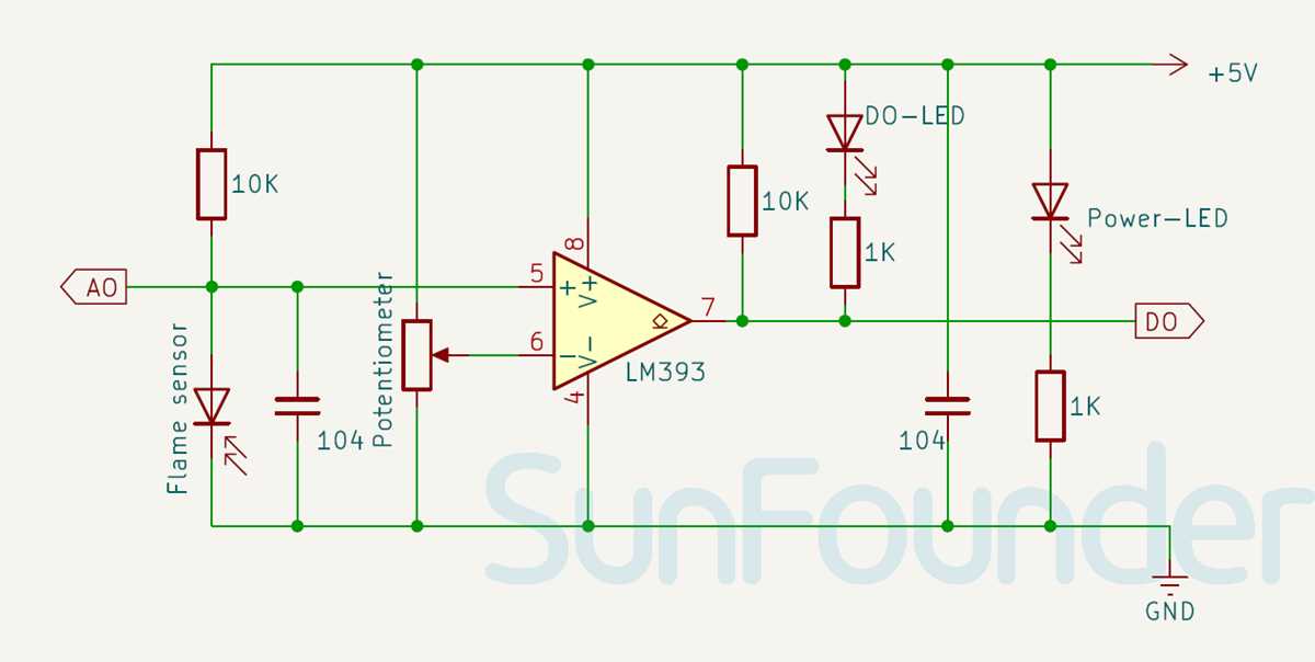 fire sensor circuit diagram fire sensor circuit diagram