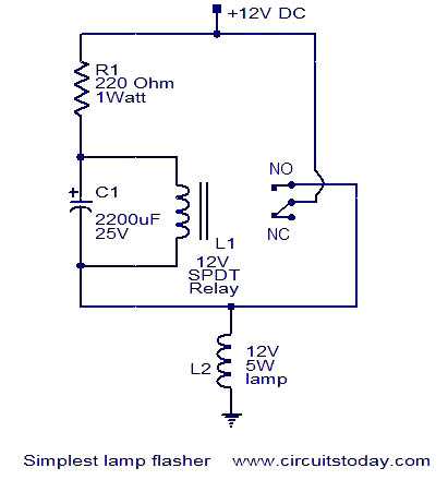 flasher circuit diagram flasher circuit diagram