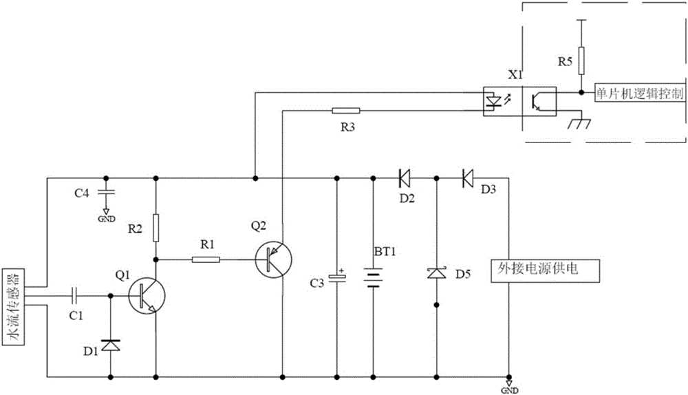 flow sensor circuit diagram