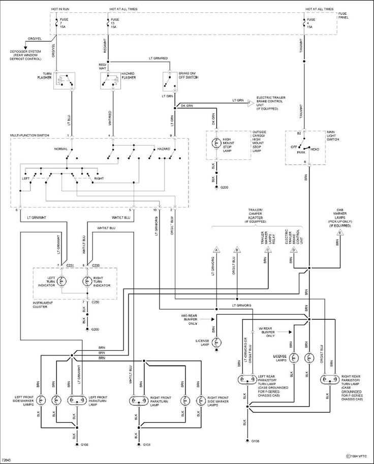 ford f150 brake light wiring diagram