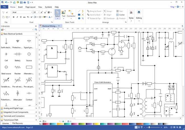 free schematic diagram