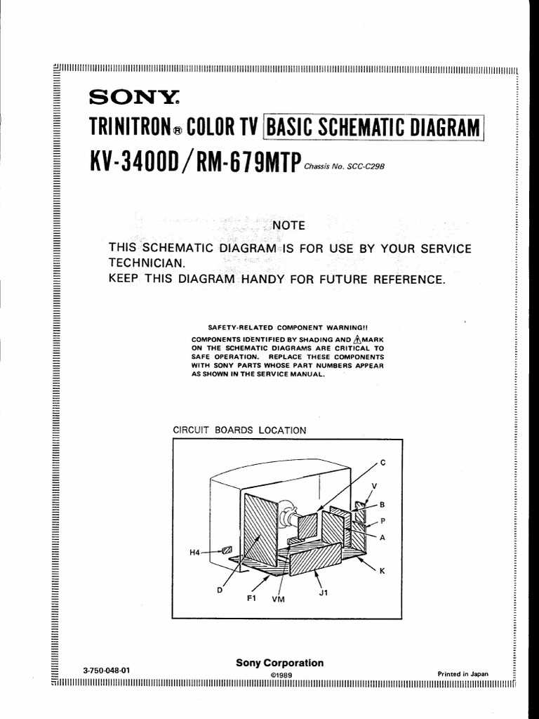 free sony tv schematic diagram
