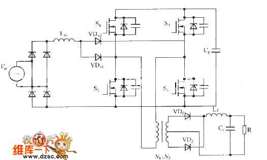 full bridge converter circuit diagram
