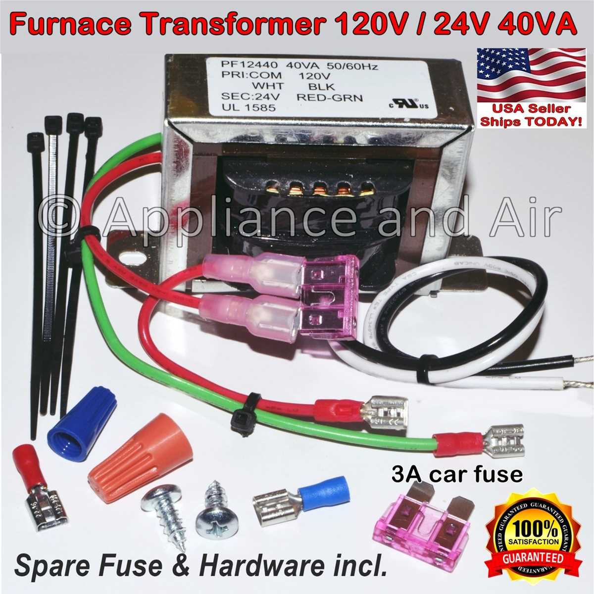 furnace transformer wiring diagram