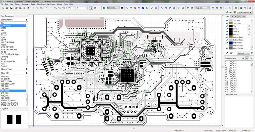 game controller schematic diagram