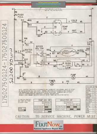 ge washer schematic diagram