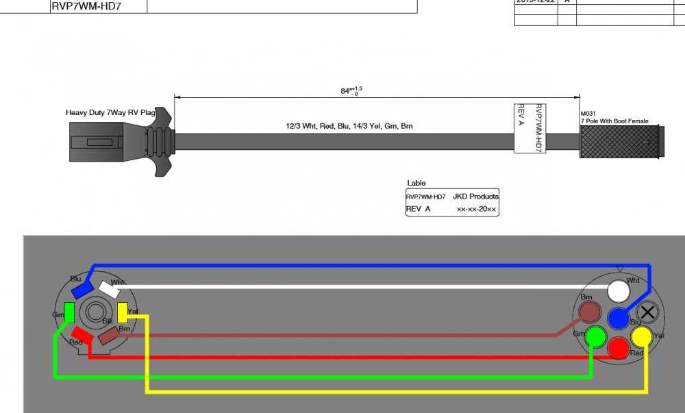gm 7 way trailer plug wiring diagram