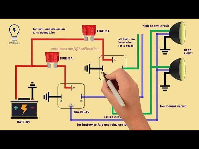 golf cart headlight wiring diagram
