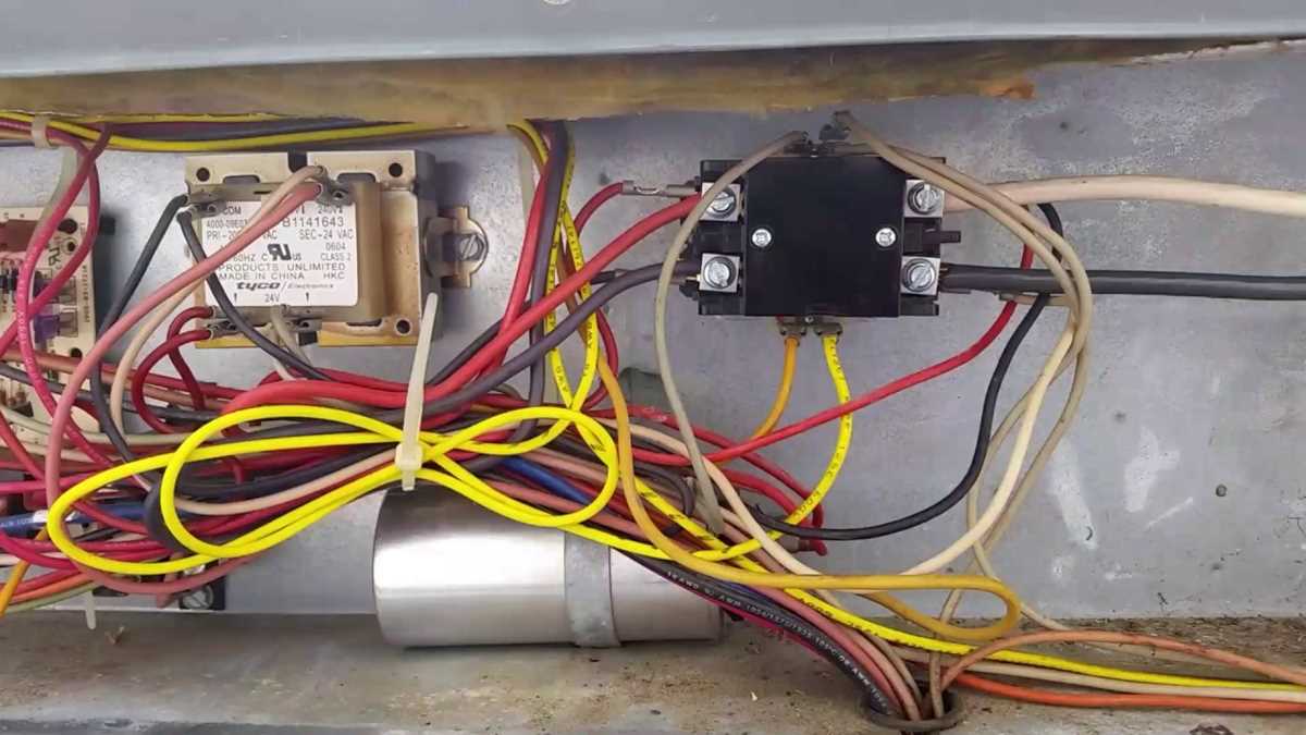 goodman package unit wiring diagram