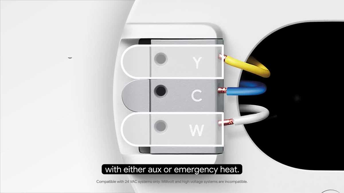 google nest power connector wiring diagram