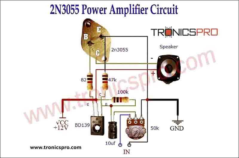 guitar amp schematic diagram