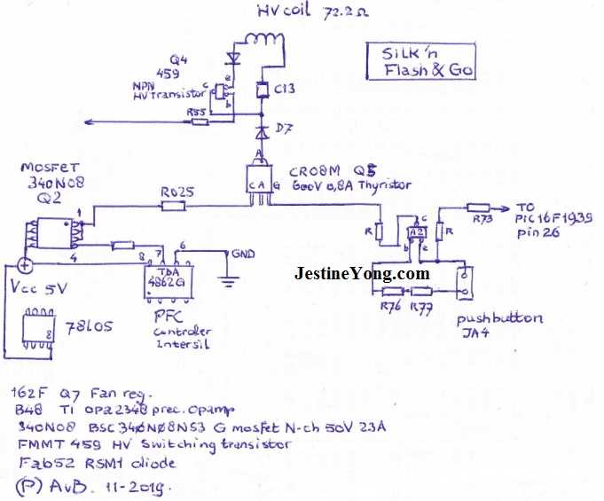 hair straightener circuit diagram