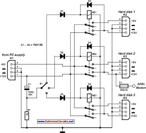 hdd circuit diagram