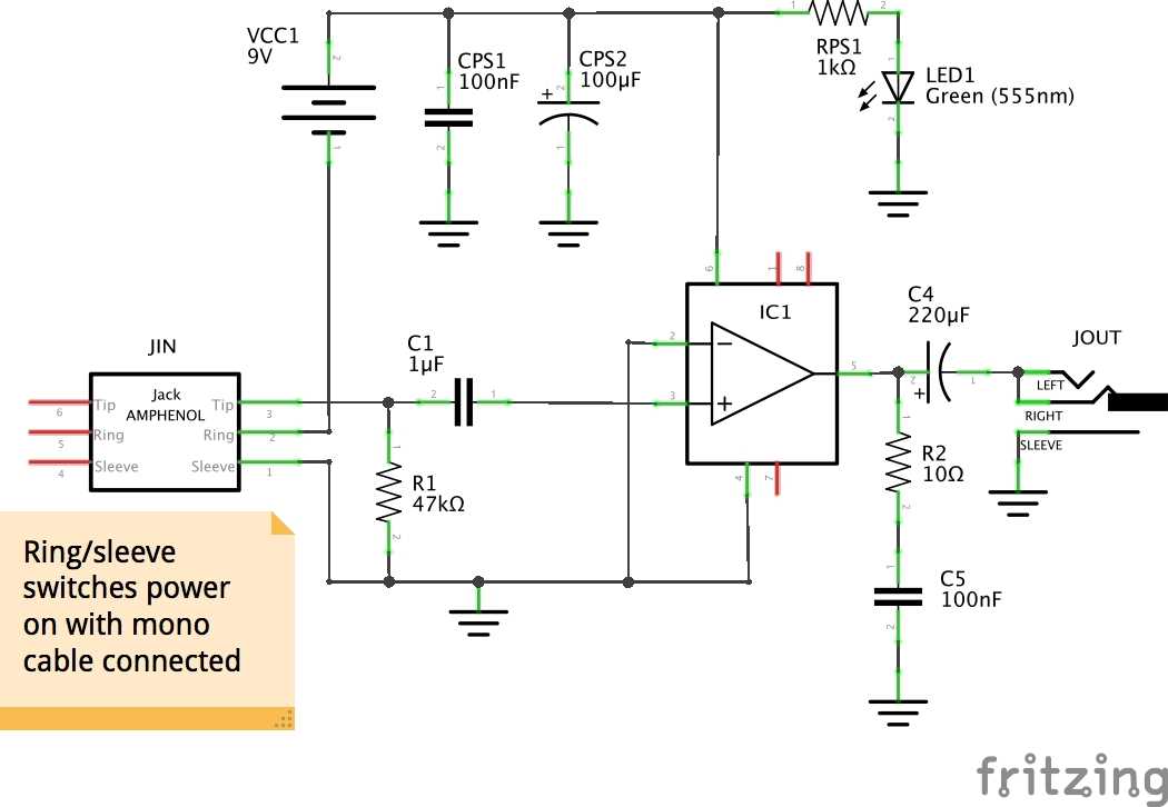 headphone amp schematic diagram